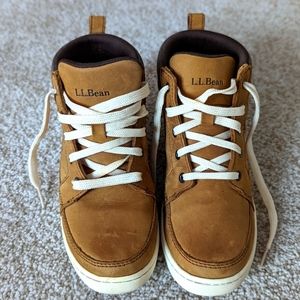 LL Bean Ankle High Suede Sneakers